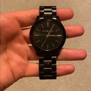 Michael Kors Stainless Steel Black Watch